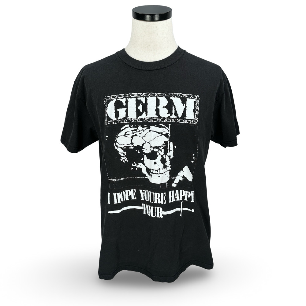 Germ I Hope You’re Happy Tour T-Shirt Men’s Large Black Graphic Short Sleeve